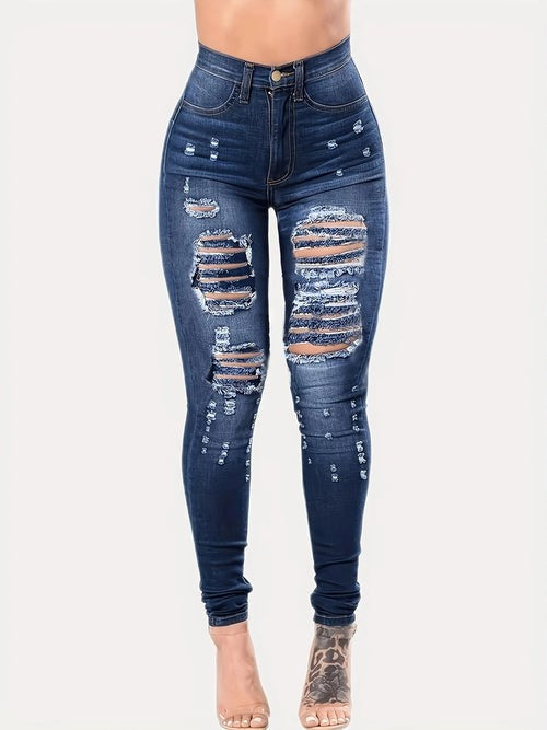 Embrace Your Unique Style with Echoine Casual Loose Blue Jeans