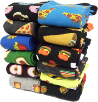 Thumbnail for Mens Funny Pattern Dress Socks Crazy Design Cotton Socks Novelty Gifts for Men