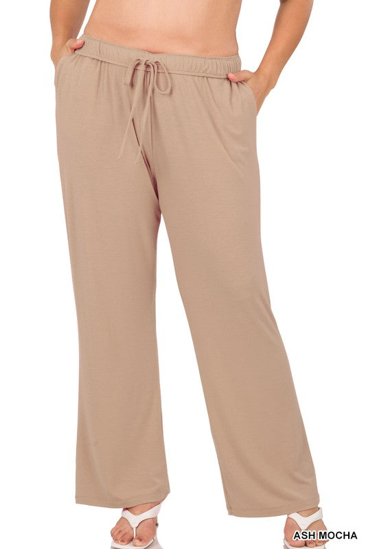 Plus Drawstring Lounge Pants