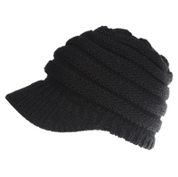 Thumbnail for Women Ponytail Beanies Autumn Winter Hats Female Soft Knitting Caps Warm Ladies Skullies