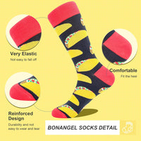 Thumbnail for Men'S Fun Dress Socks-Colorful Funny Novelty Crew Socks Pack,Crazy Socks Gifts for Men