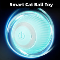 Thumbnail for Electric Cat Ball Toys Automatic Rolling Smart Cat Toys Interactive for Cats Training Self-Moving Kitten Toys for Indoor Playing