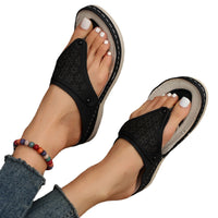 Thumbnail for New Large Fashion Pinch Toe Hollow Women's Sandal Slippers with Slopin