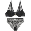 Sexy Front Closure Bra Sets Sexy Small Girl Lingerie Push up Lace Bralette Underwear Brassiere Transparent Panties Intimates