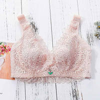 Thumbnail for Thin Cup Sexy Lace Lingerie Brassiere plus Size Seamless Push up Women Bra One-Piece Comfortable Breathable Gather Underwears