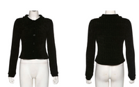 Thumbnail for Black sweater female summer and winter outer wears sweater