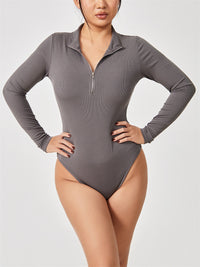 Thumbnail for Fashion Long Sleeve Jumpsuit Seamless Slimming Shapewear For Women Romper