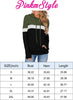 Women'S Casual Color Block Hoodies Tops Long Sleeve Drawstring Pullover Sweatshirts with Pocket(S-Xxl)