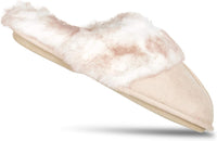 Thumbnail for Women'S Comfy Faux Fur House Slipper Scuff Memory Foam Slip on Anti-Skid Sole