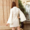 Stitching Suit Skirt With High End Temperament Cape Dress
