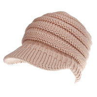 Thumbnail for Women Ponytail Beanies Autumn Winter Hats Female Soft Knitting Caps Warm Ladies Skullies