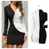 Thumbnail for Fashion Bag Hip Slim Professional Suit Skirt