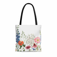 Thumbnail for Double Sided Spring Floral Print Tote BagDouble Sided Spring Floral Print Tote Bag Medium. This stylish tote comes with contrasting twin handles and open top for convenience.  Comfortable with style ideal fHandbagsEXPRESS WOMEN'S FASHIONYellow PandoraDouble Sided Spring Floral Print Tote Bag