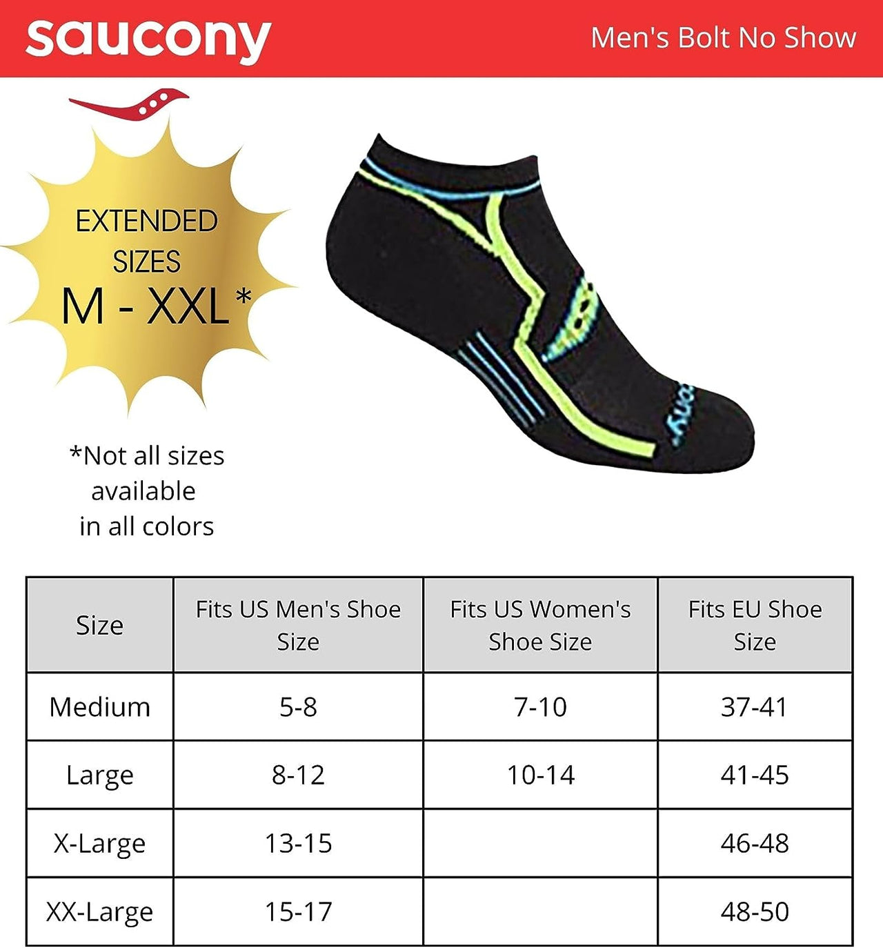 Men'S Bolt Rundry Performance No-Show Multi-Pack Socks