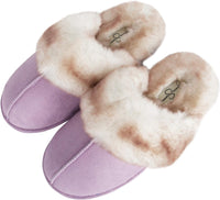 Thumbnail for Women'S Comfy Faux Fur House Slipper Scuff Memory Foam Slip on Anti-Skid Sole