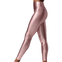 Thumbnail for Women's Metallic Shiny Skinny Leggings Stretchy Naked Feeling Yoga