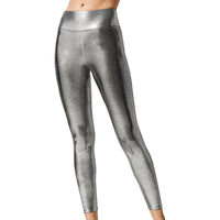 Thumbnail for Women's Metallic Shiny Skinny Leggings Stretchy Naked Feeling Yoga