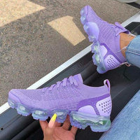 Thumbnail for Purple Sneakers Women Casual Shoes Mesh Air-Cushion Flat