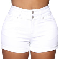 Thumbnail for Denim Shorts White Pockets | Jean Shorts Women Summer White | White