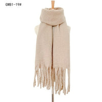 Thumbnail for Luxury Cashmere Bright Solid Colors Women Scarf Winter Shawl And Wrap