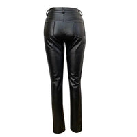 Thumbnail for On The Run High Waist Slimming Faux Leather Pants