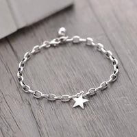 Thumbnail for VENTFILLE 925 Sterling Silver Star Bracelet Fashion Korean