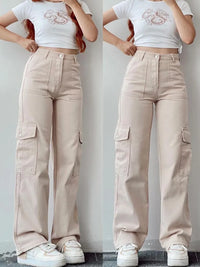 Thumbnail for Y2K Women Vintage Cargo Pants Streetwear Techwear Korean Harajuku