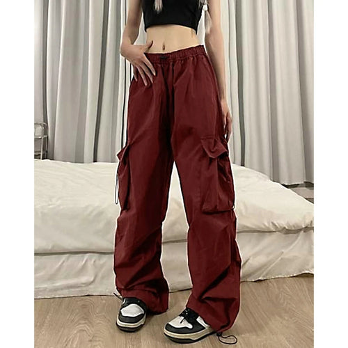 Y2k  Cargo Pants For Women Parachute Sweatpants Streetwear Oversize