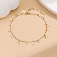 Thumbnail for Handmade Crystal Stone Anklets Bracelets Women Barefoot Sandal Anklet