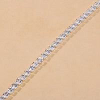 Thumbnail for XSBODY Simple Rhinestone Tennis Chain Anklet Foot for Women Summer