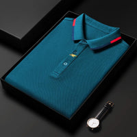 Thumbnail for Premium Luxury Brand Long Sleeve 100% Cotton POLO Shirt Men Spring and