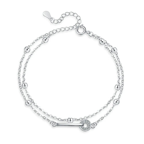 VENTFILLE 925 Sterling Silver Star Bracelet Fashion Korean