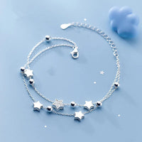 Thumbnail for VENTFILLE 925 Sterling Silver Star Bracelet Fashion Korean