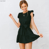 Thumbnail for BornToGirl Y2K Sexy Tunic Dress Women Spring Summer Streetwear Fashion