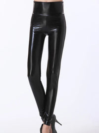 Thumbnail for Shiny Sexy Leggings Women Pencil Pants High Waist Leggins Stretch