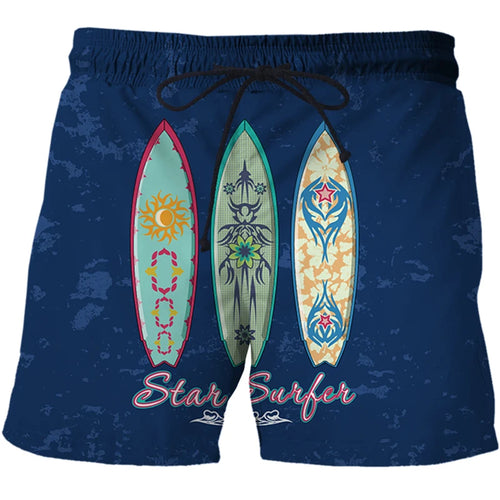 Shorts Men Casual Shorts Horror Skull Pattern Beach 3D Printed Shorts