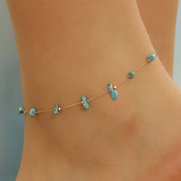 Thumbnail for Handmade Crystal Stone Anklets Bracelets Women Barefoot Sandal Anklet