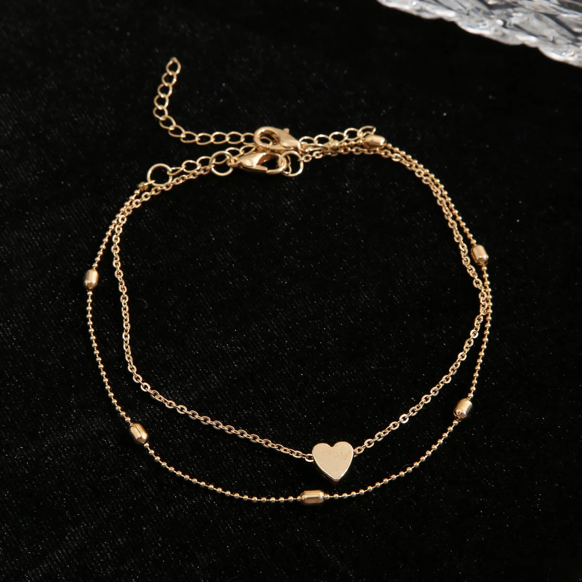 New Fashion Simple Heart Female Anklets Foot Jewelry Leg New Anklets