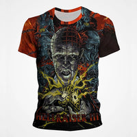 Thumbnail for Horror Movie Hellraiser T-Shirts Scary 3D Printed Streetwear Men Women