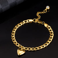 Thumbnail for Anklet For Women Gold Color Stainless Steel Cuban Link Ankle Bracelets