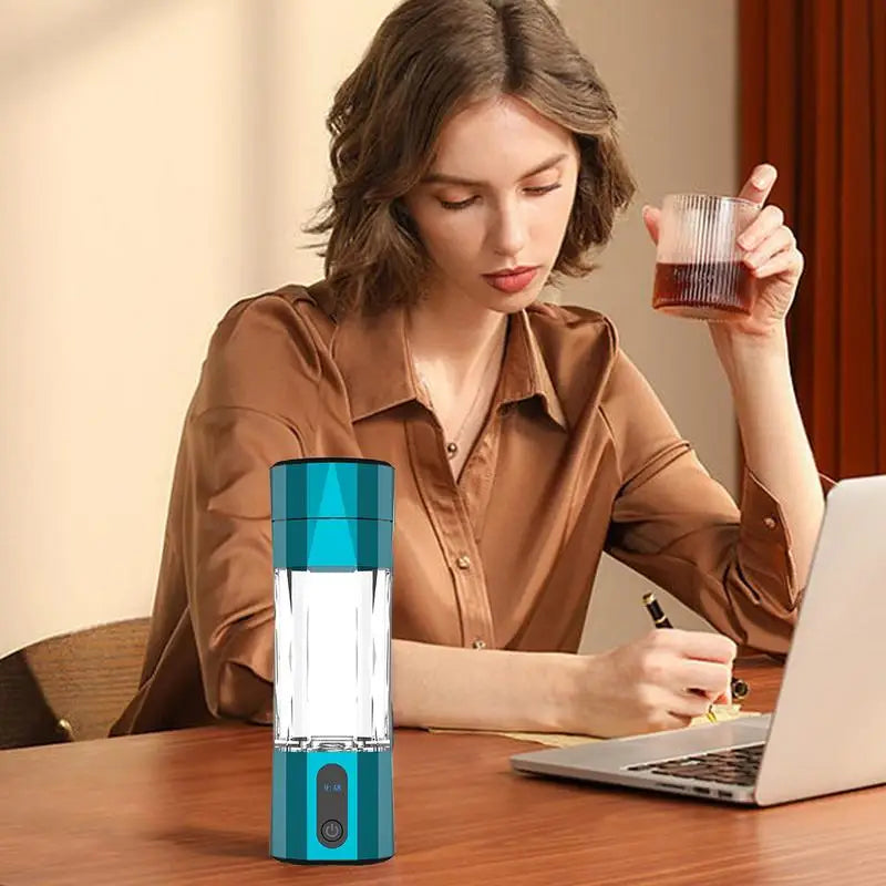 Hydrogen Water Bottle Generator USB Rechargeable PEM Electrolytic