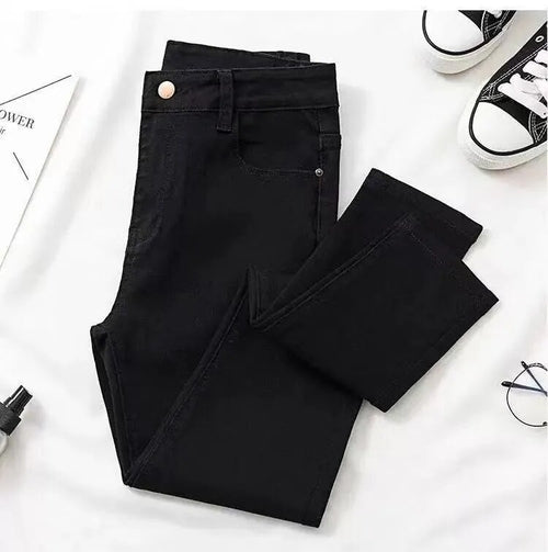 New Women Pants Autumn Elastic Pencil Trousers High Waist Ladies Tight