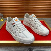 Thumbnail for European New Shoes for Men Genuine Leather Casual Shoes Trend Print