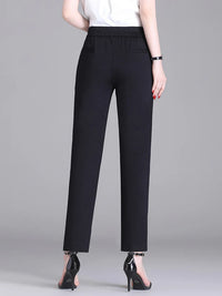 Thumbnail for Women Spring Autumn Trousers Suits High Waisted Pant Fashion Office