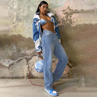 Thumbnail for Streetwear Vintage Jeans High Waist Hollow Out Sexy Ladies Loose