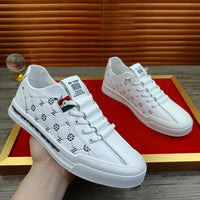 Thumbnail for European New Shoes for Men Genuine Leather Casual Shoes Trend Print