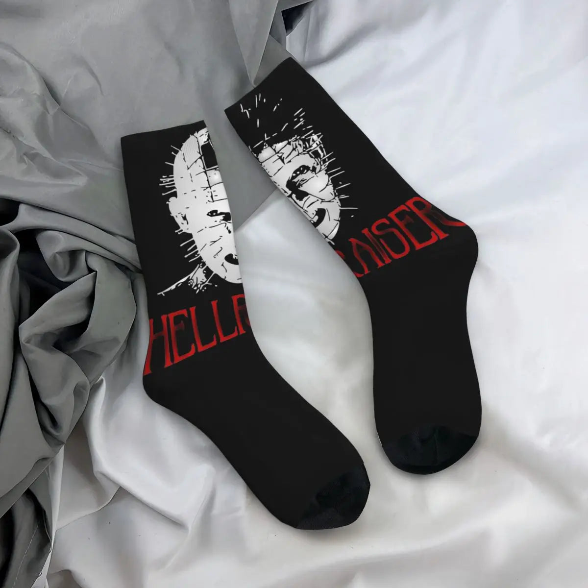 Men Women Hellraiser 1987 Socks Cute Casual Horror Film Socks Novelty