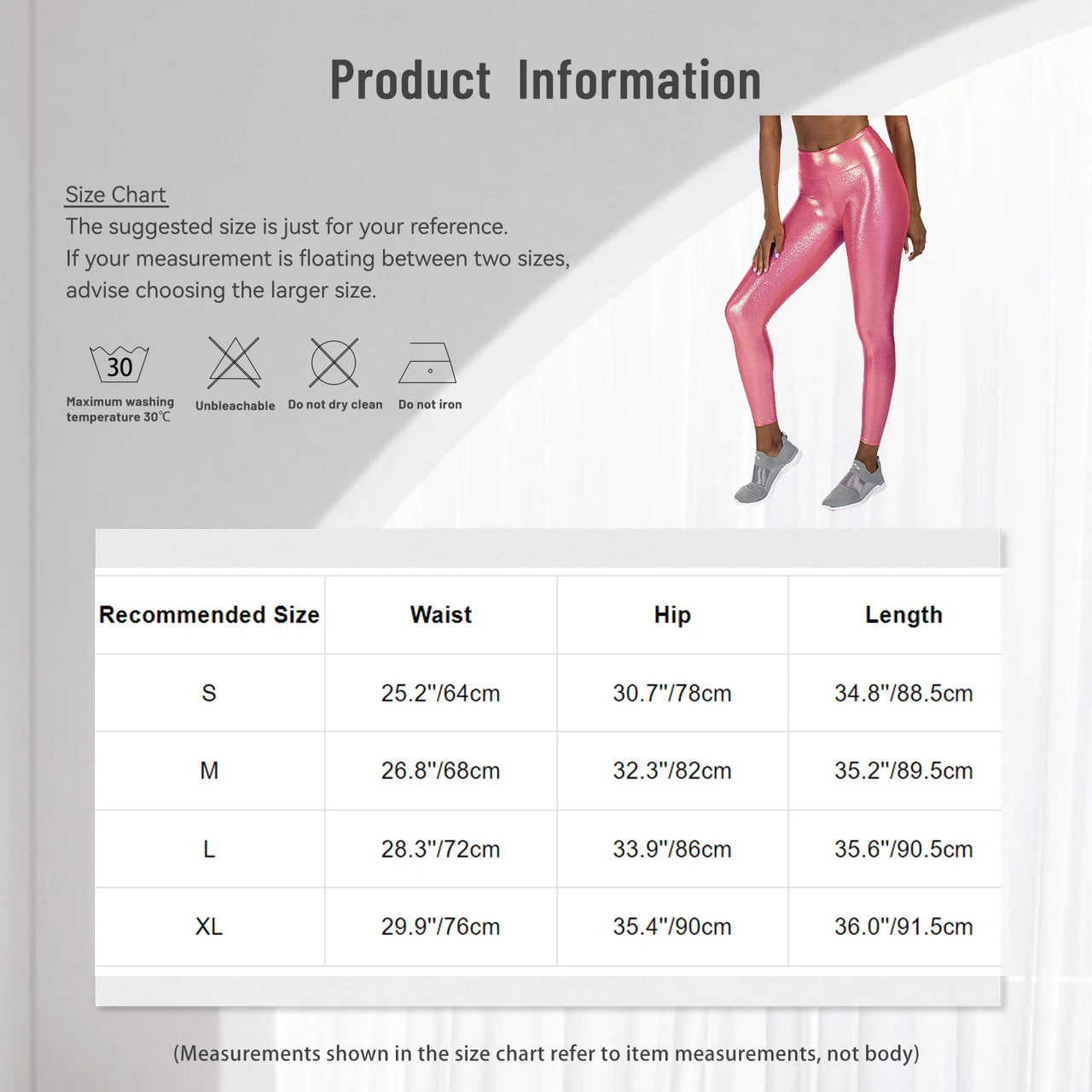 Women's Metallic Shiny Skinny Leggings Stretchy Naked Feeling Yoga