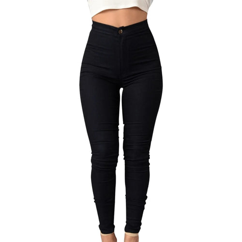 Women's High Waisted Jeans Stretch Lift Stylish Leggings Pencil Denim