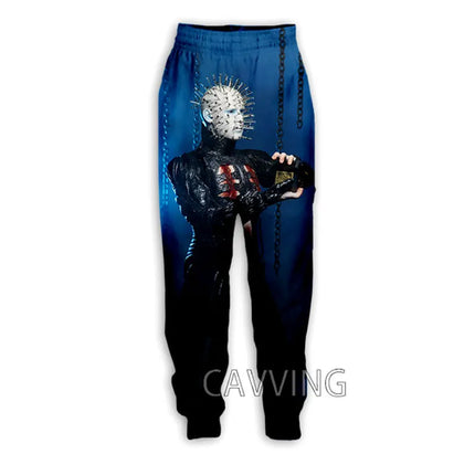 New Fashion 3D Print Hellraiser Casual Pant Sport Sweatpants Straight